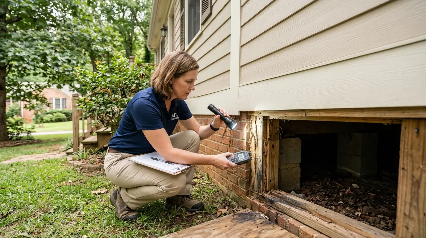 Termites and Moisture in Metro Atlanta Rentals: What to Inspect, What to Sign, and What to Tell Tenants